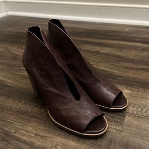 Lucky Brand Burgundy Bootie